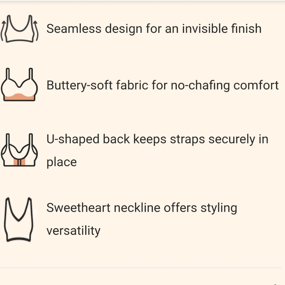 Truekind Supportive Wireless Comfort Shaping Bra Set XXL - Picture 9 of 11
